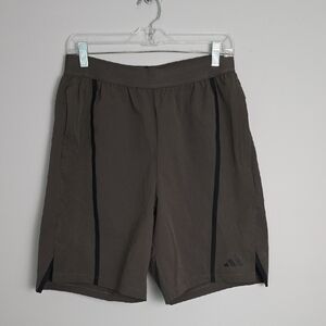 Adidas Men's Dark Brown Athletic Shorts